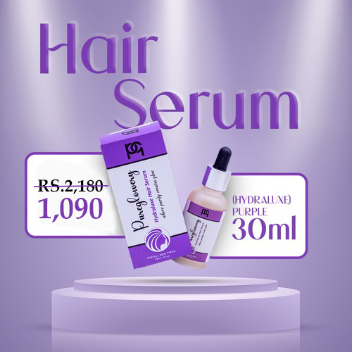 HAIR SERUM (HYDRALUXE)  - After washing, towel-dry air. Pump a small amount of serum into your palm. Apply evenly from mid-lengths to ends, avoiding the scalp. Gently comb or style as desired. For best results, use daily on damp or dry hair. Procapil, Tr Cantharidine, Tr Capsicum, Propylene glycol